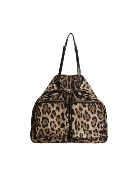 Dolce & Gabbana leopard-print shoulder bag