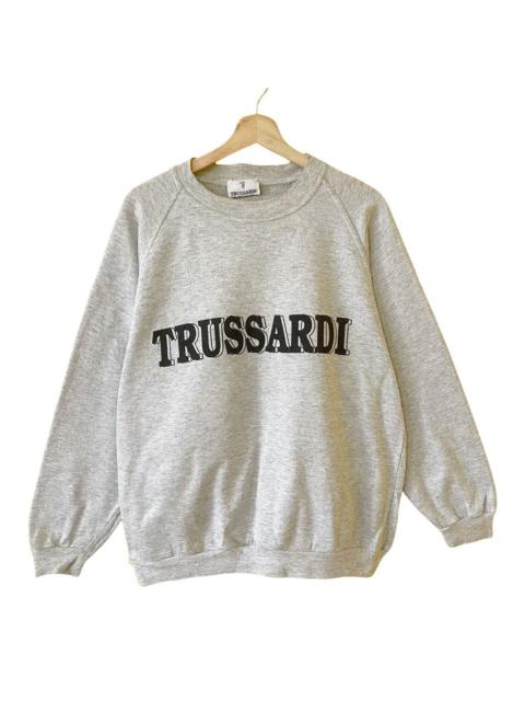 Other Designers Vintage 90s Trussardi Printed Big Logo Sweatshirt Size M