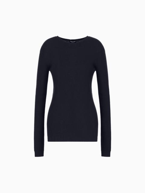 GIORGIO ARMANI Pure cashmere crew-neck jumper