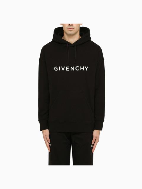 Givenchy Black Logoed Hoodie Men