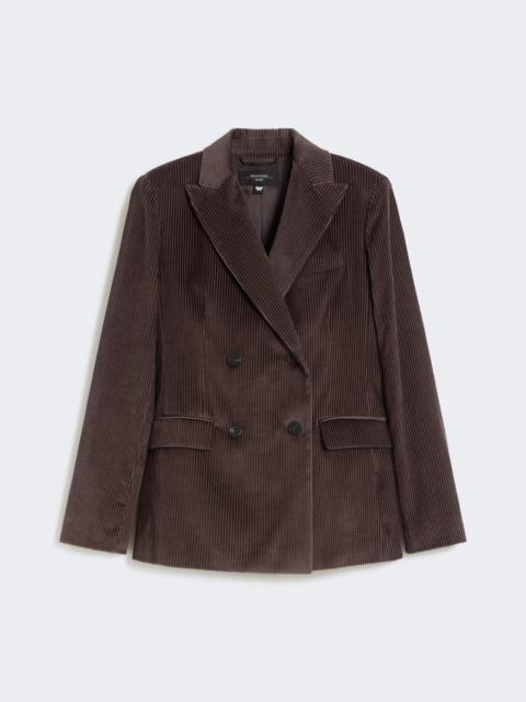 WEEKEND Max Mara KATANGA Double-breasted velvet blazer