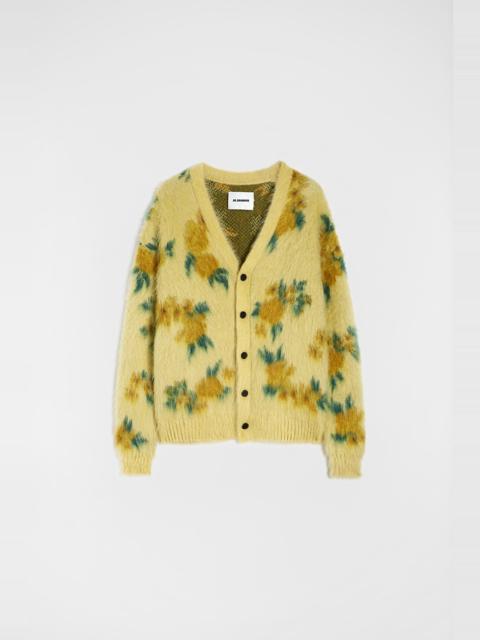 Jil Sander Wool Blend V-Neck Cardigan