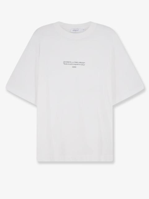 Off-White Off White Men Statement Cotton T-Shirt