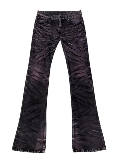 Other Designers Vintage Tornado Mart Clawmark tiger Flare Denim (W27)