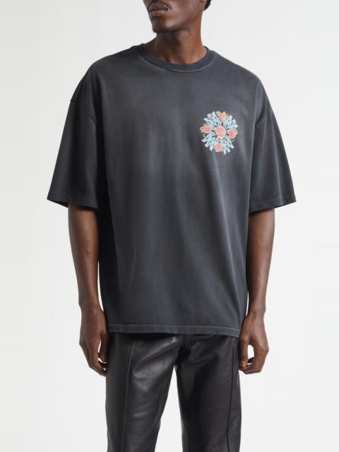 AMIRI AMIRI Oversize Out for Trouble Graphic T-Shirt in Black at Nordstrom