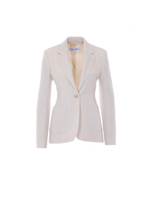 Max Mara Max Mara Women Utilita Single-Breasted Blazer In Jersey Piquet
