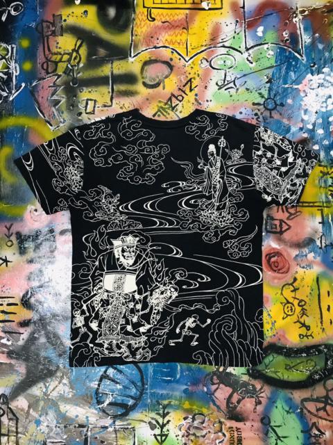 Other Designers Japanese Brand - 70s ART JAPAN RELIGION HISTORY SHINTO GOD WITH SKELETON