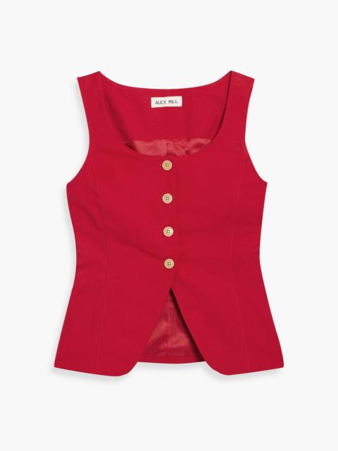 Other Designers Soho linen and cotton-blend vest