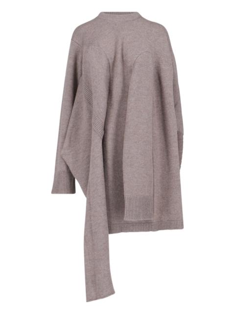 NICCOLÒ PASQUALETTI ASYMMETRICAL DECONSTRUCTED SWEATER