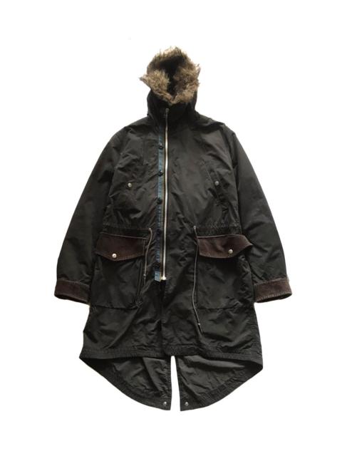 UNIQLO UNDERCOVER FUR HOODIE FISTAIL PARKA JACKET