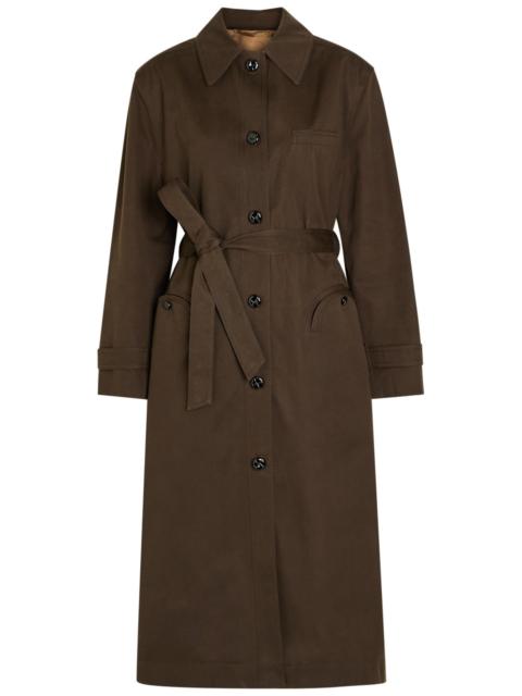 BLAZÉ MILANO Blaze Milano Basoto Belted Cotton Trench Coat