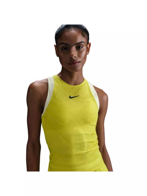 Nike Women's Court Slam Dri-FIT Tennis Tank Top -Volt Green