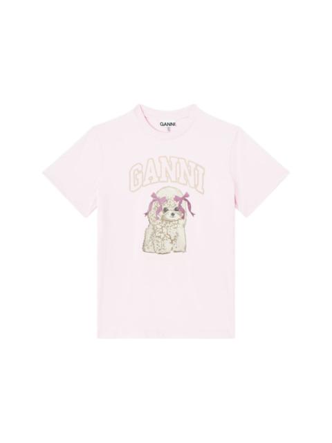 GANNI Organic cotton t-shirt