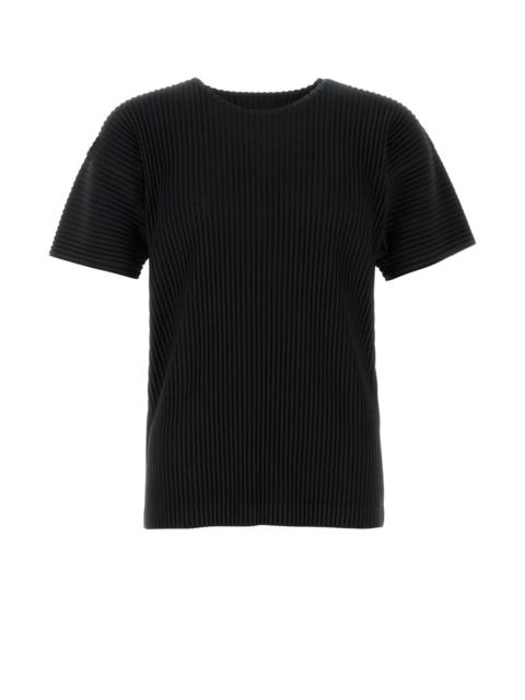 ISSEY MIYAKE Homme Plisse' Issey Miyake Men Black Polyester T-Shirt