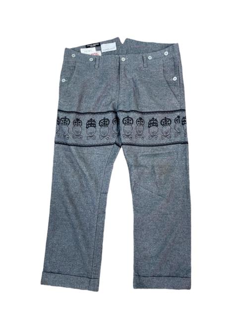 Other Designers Le Grande Bleu (L.G.B.) - Howl Number Nine Skull Crown Pants