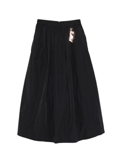 EMPORIO ARMANI Nylon long skirt