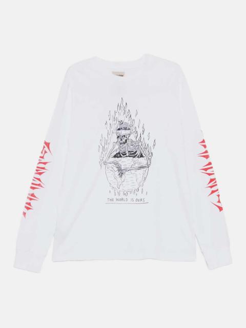 GALLERY DEPT. TOP005-CLWH THE WORLD IS OURS L/S
