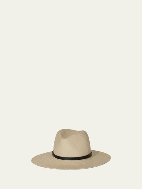 Janessa Leoné Lyra Packable Straw Fedora Hat
