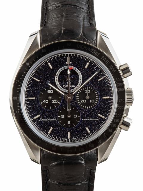 OMEGA Omega Speedmaster Moonphase Stainless Steel on Leather Strap