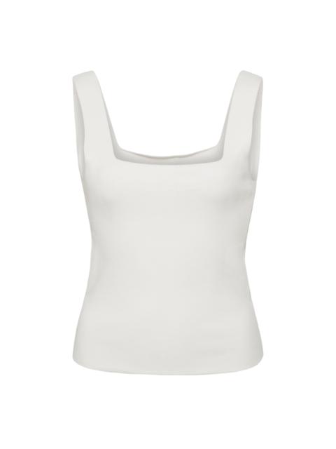Vince Stretch-Knit Tank white
