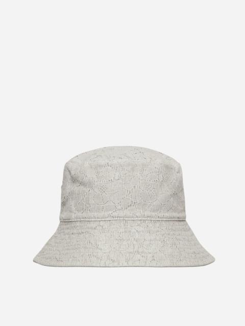GUESS USA Lace Bucket Hat Alabaster