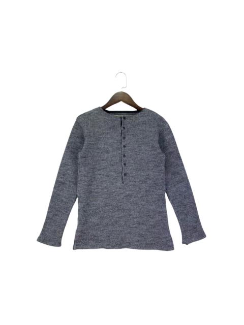 Kapital Kapital Hirata Half Buttoned Wool Long Sleeve