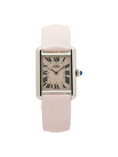 Cartier Cartier Tank Quartz Pink Dial Ladies Watch 2416