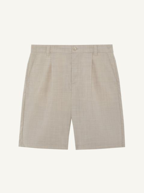 FRESCOBOL CARIOCA SERENO TROPICAL WOOL SHORTS