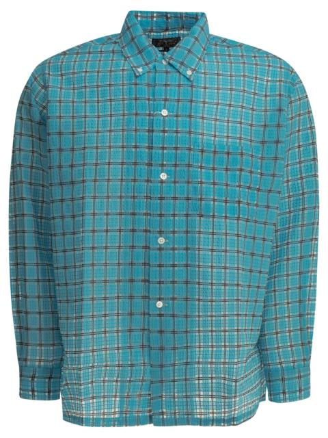BEAMS PLUS Beams Plus Open Db Nylon Airy Plaid Casual Shirt