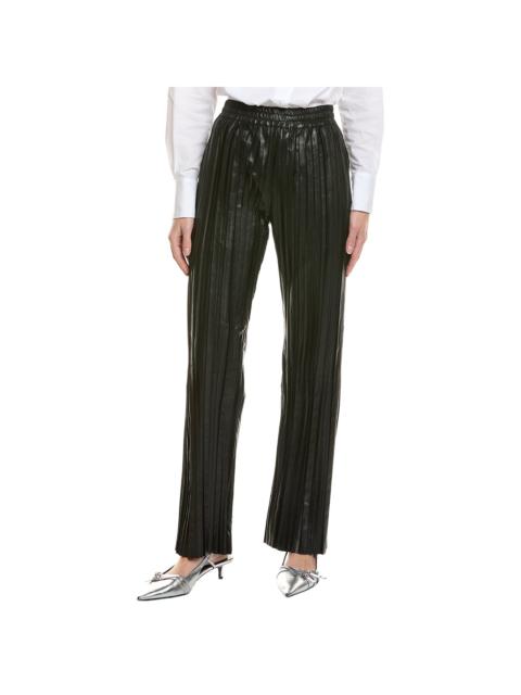 Helmut Lang Helmut Lang Pleat Leather Car Trouser