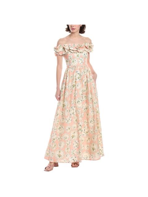 Agua by Agua Bendita Agua by Agua Bendita Menaje Linen Maxi Dress