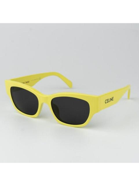 CELINE Celine MONOCHROMS Men Sunglasses Lime Green Grey Cat Eye CL40197U 93A BRAND NEW