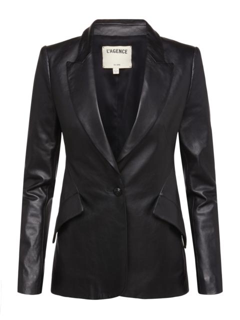 L'AGENCE Chamberlain Leather Blazer