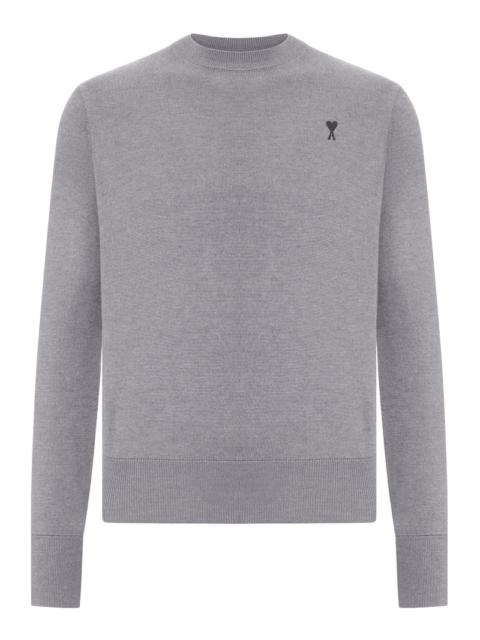 AMI Paris Ami Paris Men Crewneck Sweater Ami De Coeur In Merino Wool