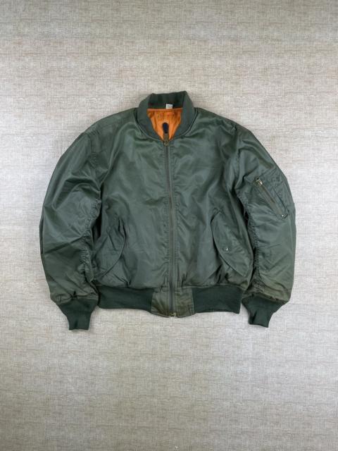 Other Designers Vintage Type Ma-1 Bomber Jacket Olive Green