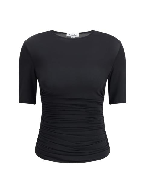 Alaïa Women Pleated T-Shirt
