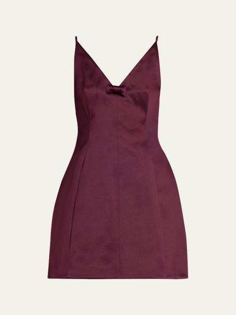 Marc Jacobs Satin Bow Mini Dress