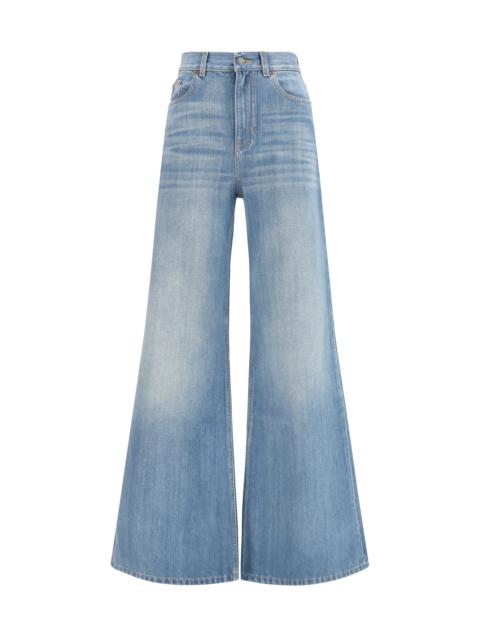 Chloé Chloé High-rise Wide-leg Denim Jeans Pacific Coast