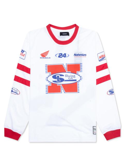 NAHMIAS RACING MESH JERSEY - WHITE