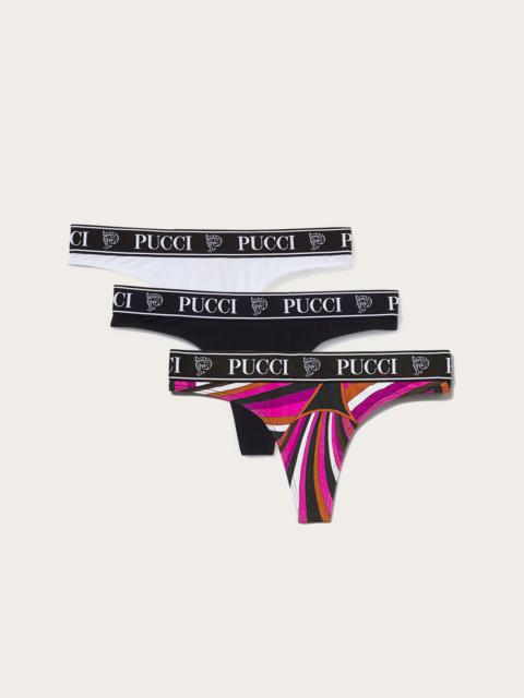 PUCCI 3 PACK THONG