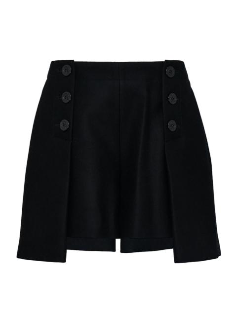 Wool Melton Shorts