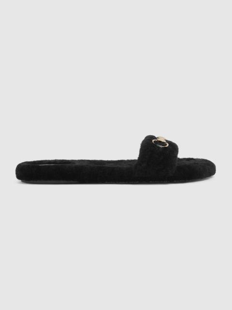 GUCCI Women's slide with Horsebit