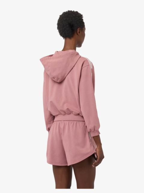 Moschino GARMENT-DYED COTTON HOODIE