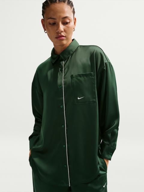Nike Nike Sportswear Women's Oversized Satin Long-Sleeve Top