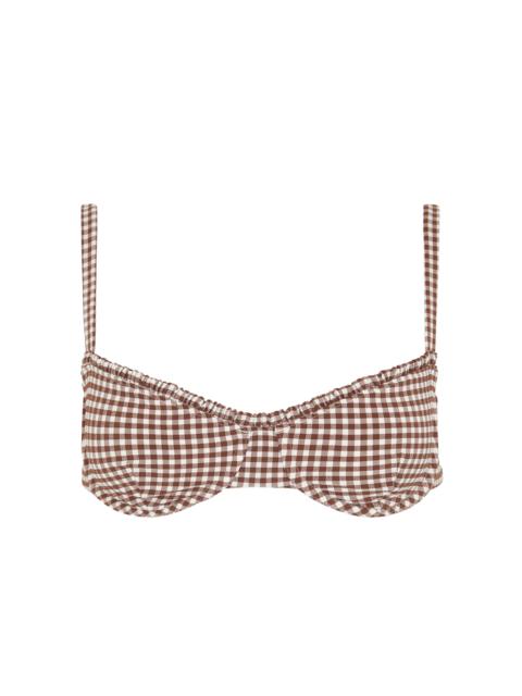 onia Marilyn Bikini Top brown