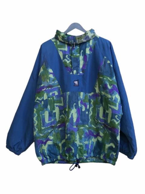 Other Designers Riff & Raff Abstract Design Half Zipped Pullover Ski Jacket