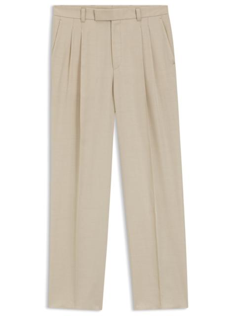 BOSS OVERSIZED-FIT TROUSERS IN TWILL