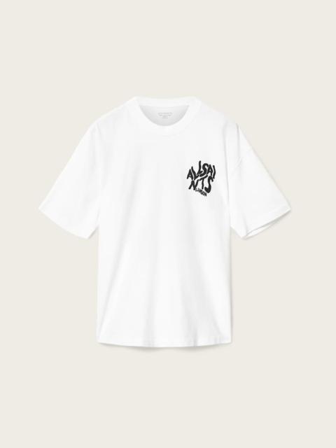 ALLSAINTS ORLANDO LOGO PRINT OVERSIZED T-SHIRT