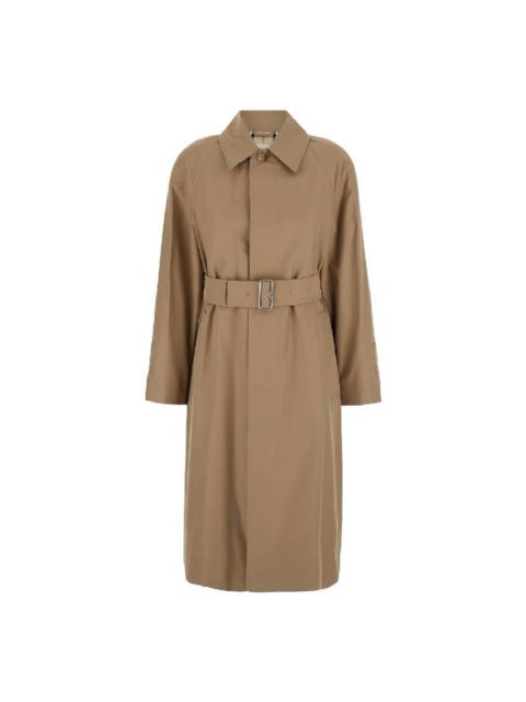 Burberry Burberry Gabardine Belted Cotton Trench Coat