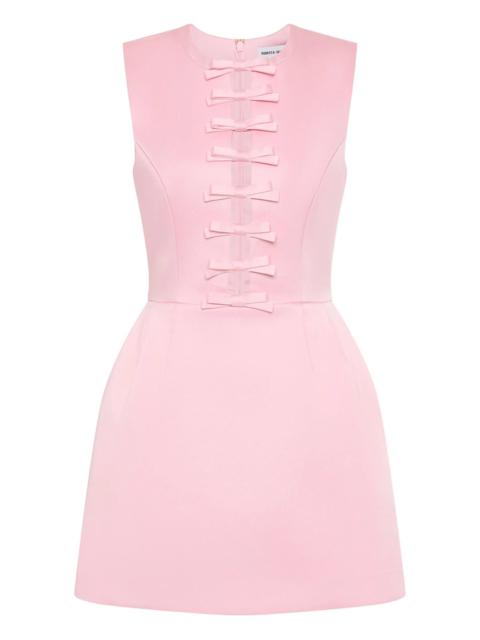REBECCA VALLANCE Aymee bow-detail mini dress